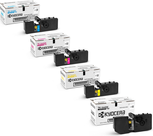 Kyocera Original TK-5440 Toner Multipack 4er-Set (Schwarz, Cyan, Magenta, Gelb) - Bild 1