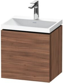 Duravit L-Cube Waschtischunterschrank in Nussbaum Natur, Wandhängend, 1 Tür, B/T/H: 45 x 35 x 48 cm - Bild 1