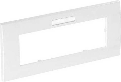 OBO Bettermann Abdeckrahmen 3fach Weiß B/H/T: 18,5 x 8,4 x 0,85 cm - Bild 1