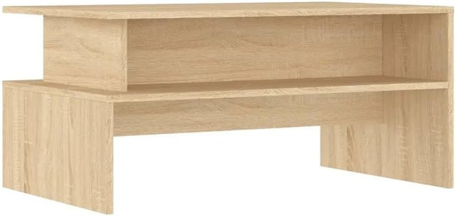 vidaXL Couchtisch Sonoma-Eiche in Braun und Beige aus Holzwerkstoff, B/T/H: 90 x 55 x 42,5 cm - Bild 1