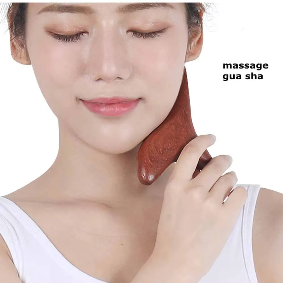 EGASSAM Holz-Gua-Sha-Massagewerkzeug, Körper, Unisex - Bild 2