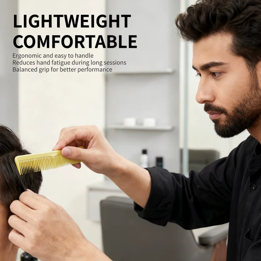 CestoMen Haarkamm Set, Antistatischer Doppelzahn-Haarschneidekamm, Herren - Bild 2