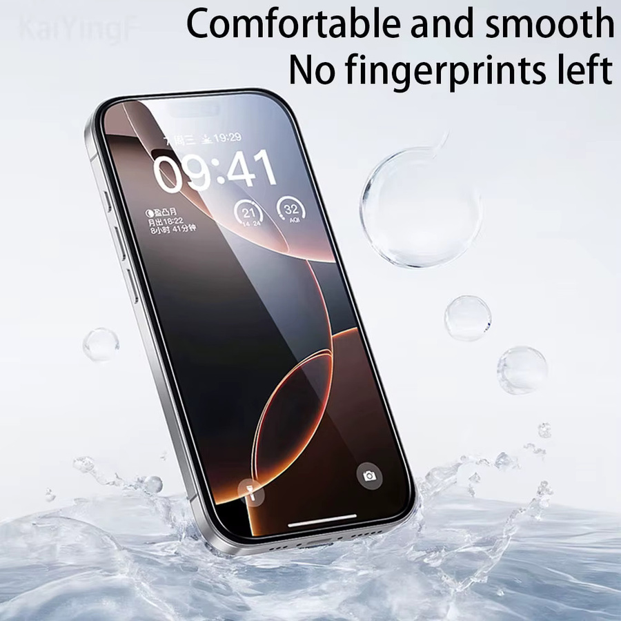 KaiYingF 4er-Set Displayschutzfolie aus gehärtetem Glas für iPhone 11 bis iPhone 17 Pro Max, transparent - Bild 6