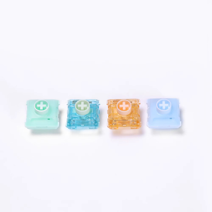 Kailh Low-Profile-Schalter Set mit Tastenkappen in 12 verschiedenen Ausführungen, Multicolor, für mechanische Tastaturen - Bild 2