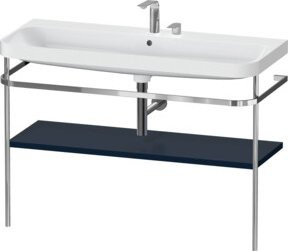 Duravit Möbelwaschtisch-Kombi Happy D.2 Plus mit Konsole und 2 HL in Blau s-matt, B: 117,5 cm, T: 49 cm - Bild 1