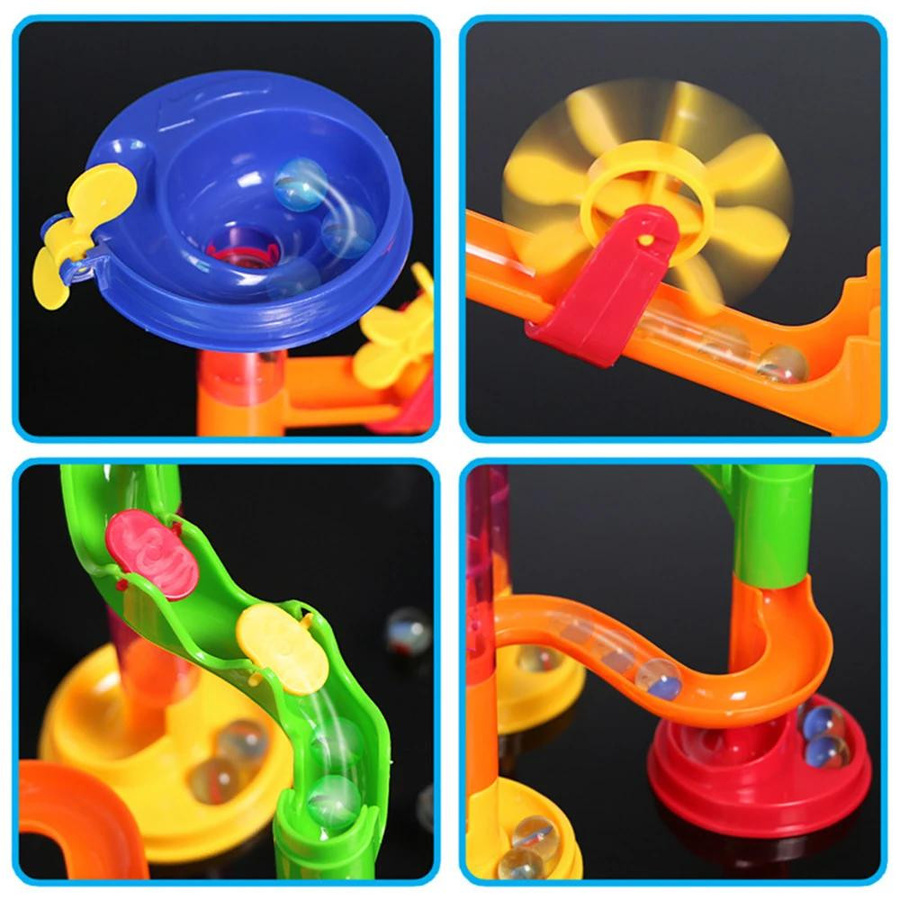 XDR Labyrinthbälle Bahn Bausteine Spielzeug 29-teiliges Set 4-6 Jahre - Bild 1