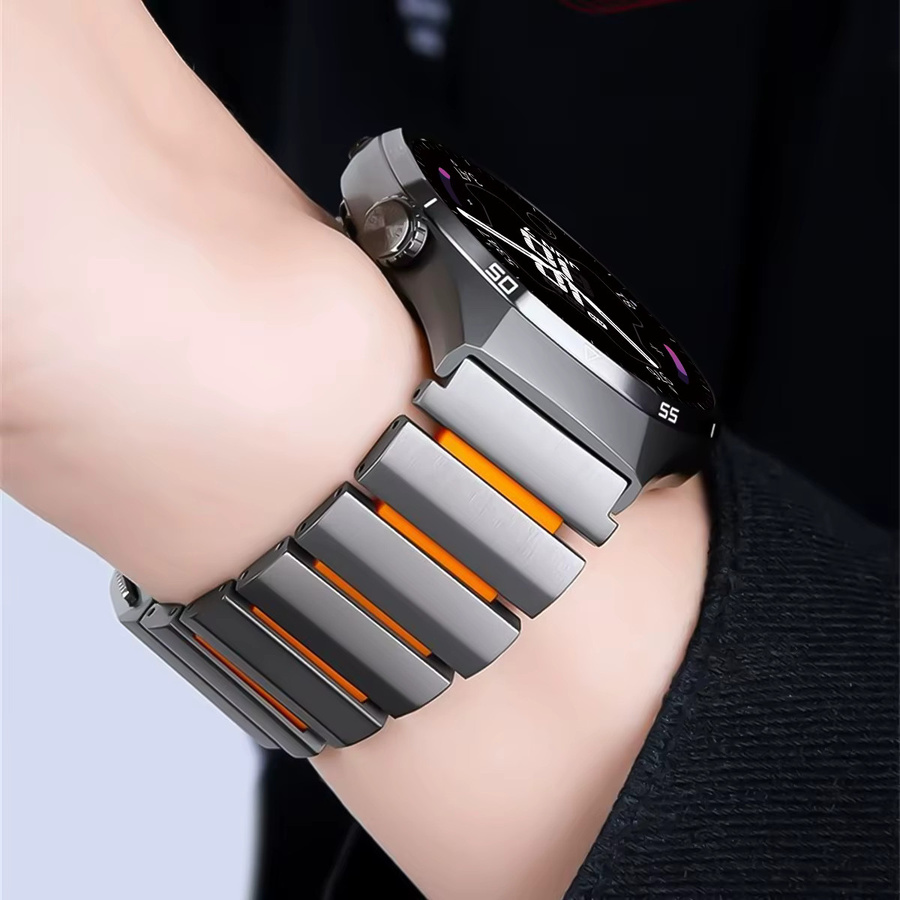 CHIICSMART Uhrenarmband Edelstahl, Silber, Unisex, 20/22mm - Bild 2