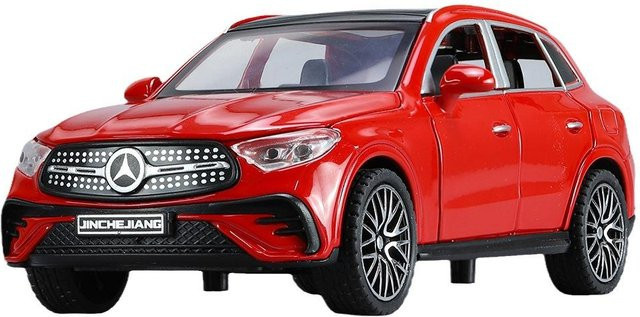 Fourall- Model Cars Benz GLC 400e SUV-Automodell, 1:32, mit Licht und Sound, rot - Bild 1