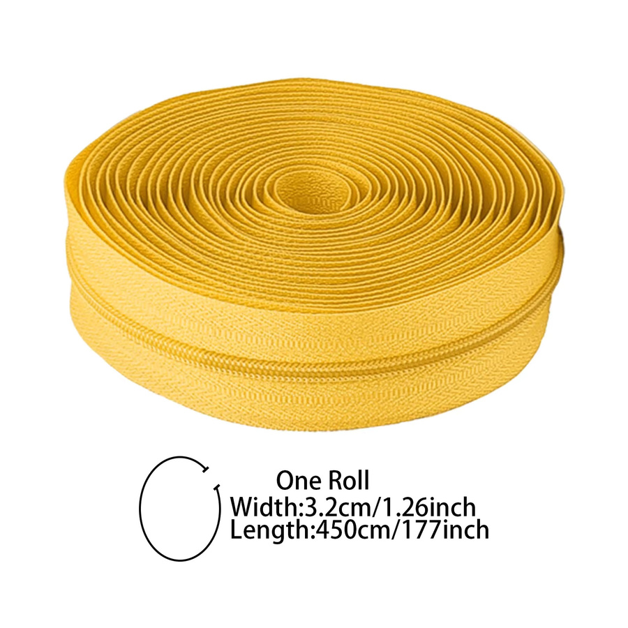 Changsons Set mit 3 Nylon-Reißverschlüssen und 10 runden Reißverschlussköpfen zum Nähen und für DIY-Projekte - Bild 4