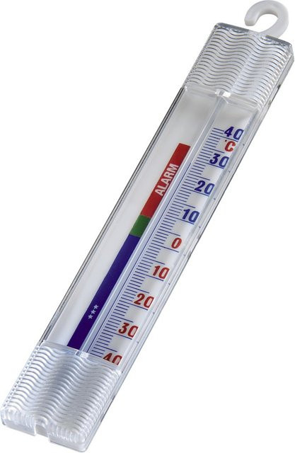 XavaX Analoges Thermometer für Kühlschrank, Gefrierschrank und Kühltruhe in Transparent - Bild 1
