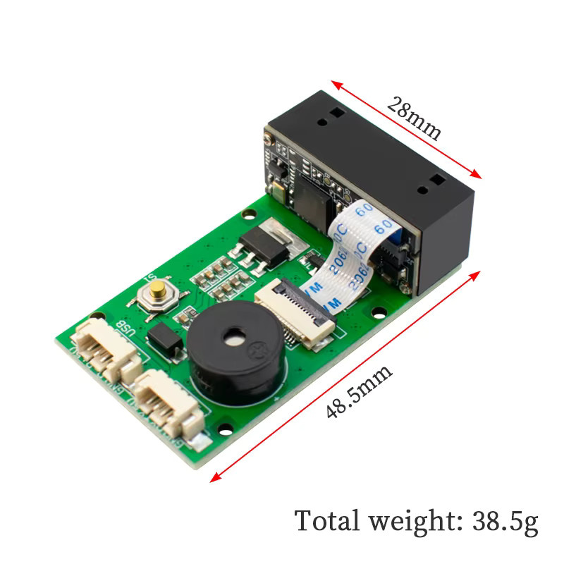WAVGAT GM67 USB UART Barcodescanner für 1D und 2D QR-Code Scanner Modul - Bild 2