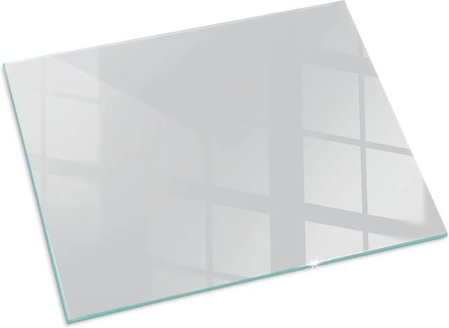 Tulup Glasplatte für Kaminöfen in Grau, B: 80 cm, H: 60 cm - Bild 1