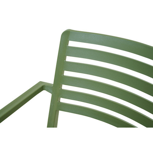 Siena Garden Stapelsessel Alley in Olive, glasfaserverstärktes Polypropylen, B/T/H: 80 x 57 x 56 cm - Bild 2