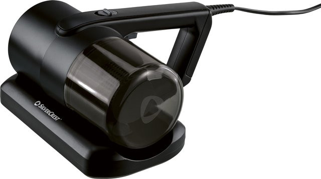 SILVERCREST Milbensauger SMS 300 C3 in Schwarz mit UV-C-Licht, Klopffunktion und HEPA-Filter - Bild 1