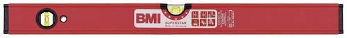 BMI Wasserwaage SUPERSTAR aus Aluminium in Rot mit Magnet, Länge: 60 cm - Bild 1