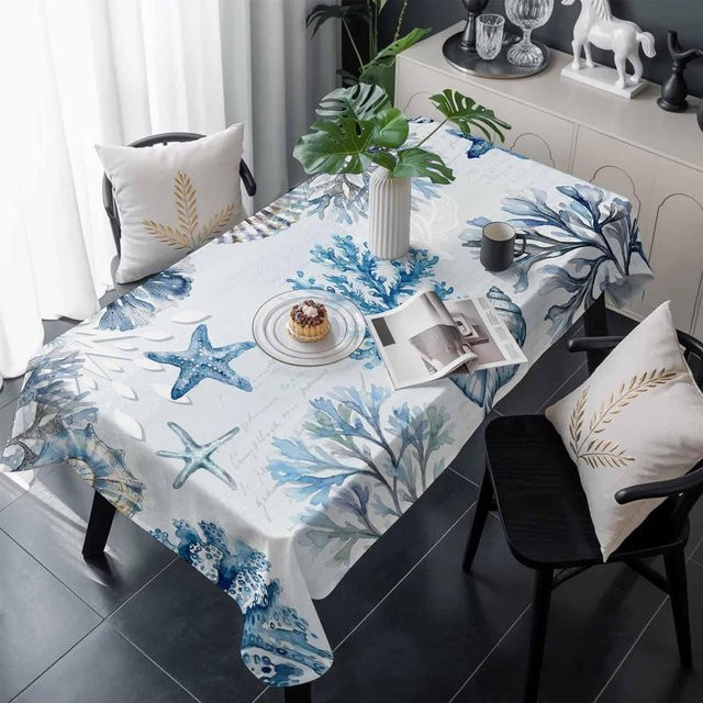 JMG Household Supplies Tischdecke mit Ozean-Motiv in Blau, B/B: 90 x 140 cm - Bild 1