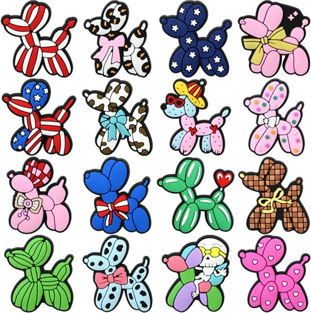 Happye&TiTi Ballon Hund PVC Schuh Charms, Kinder - Bild 1