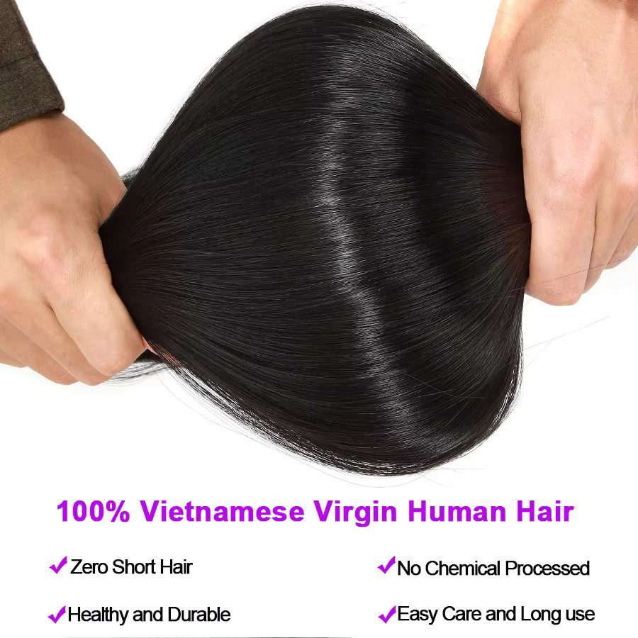 WOWANGEL Haar Extensions, 100% Unverarbeitetes Menschenhaar, Damen - Bild 2