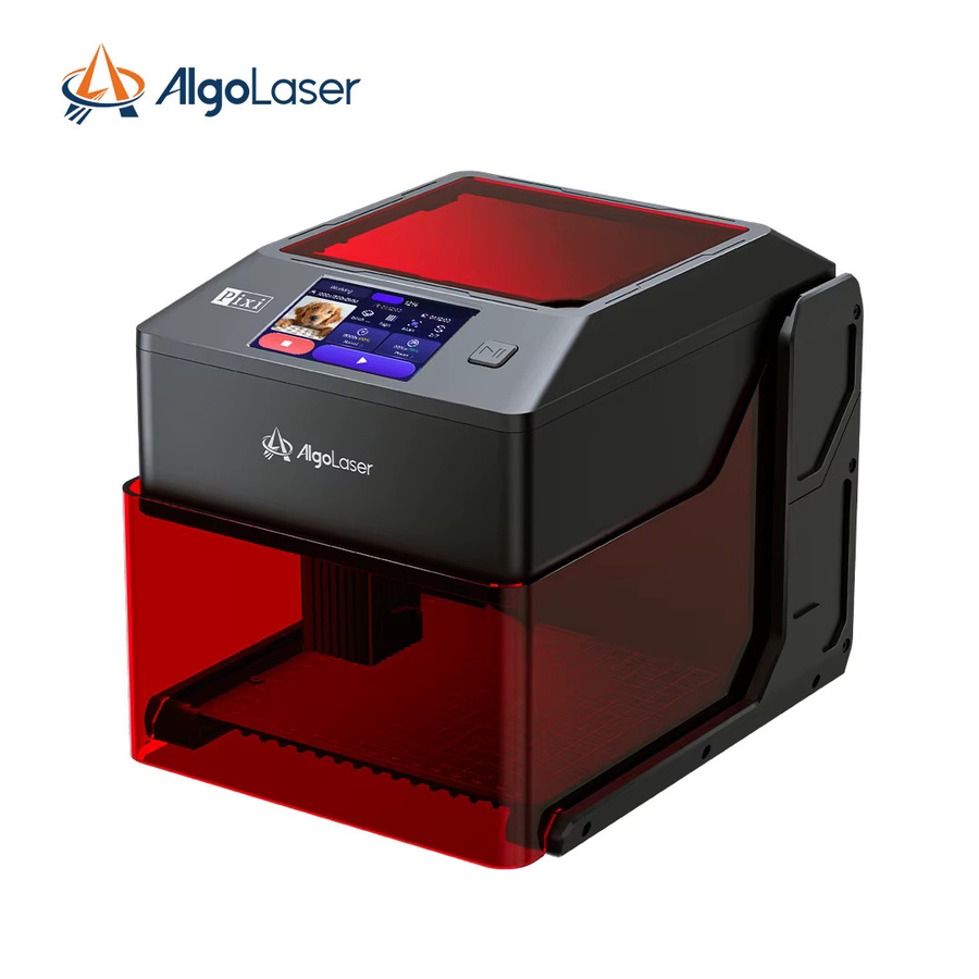 Algolaser Pixi Tragbarer Mini-Lasergravierer in Schwarz mit 3-Zoll-Smart-Screen für DIY-Projekte auf Holz, Glas und Aluminium - Bild 6