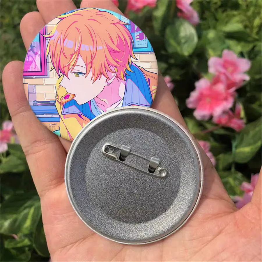 Shinonome Akito Cartoon-Abzeichen, runde Anstecknadel-Brosche - Bild 2