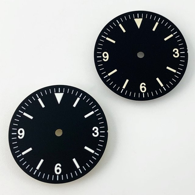 Goutent Zifferblatt, schwarz, 28,5 mm, Unisex - Bild 1