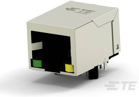 TE Connectivity Ethernet LAN Stecker in Weiß 2337992-8 - Bild 1