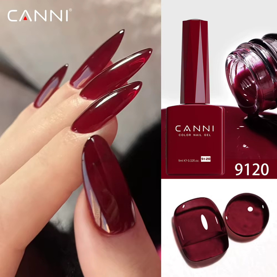 CANNI Nagellack, rot, glänzend, 9 ml - Bild 6