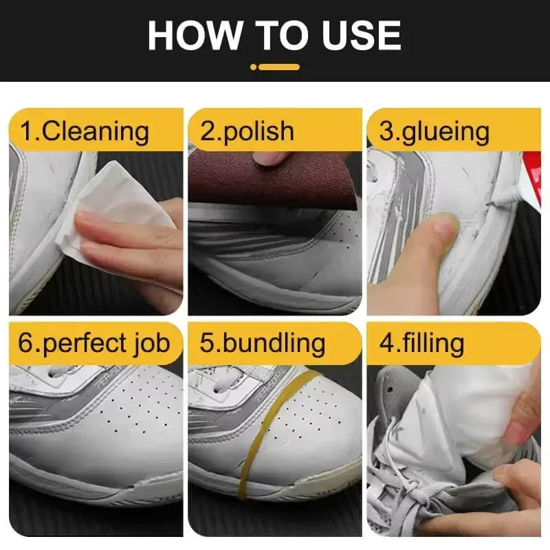 Universeller Schuhkleber für professionelle Reparaturen, wasserdicht und schnell trocknend - Bild 5