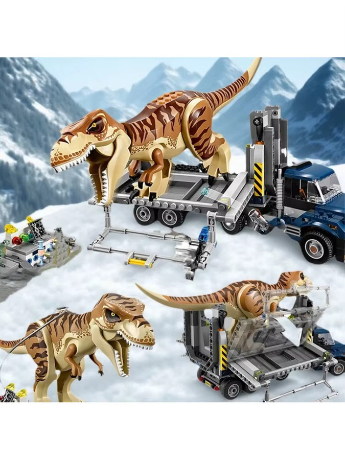 Dinosaurier-Serie T. Rex Transport, Bausteine, Fahrzeuge - Bild 5