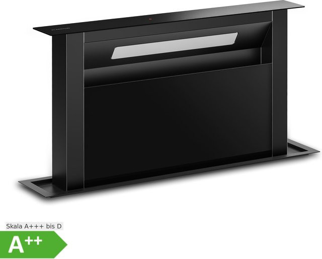 Klarstein Velaire Downdraft-System in Schwarz mit 853 m³/h Absaugleistung und Energieklasse A++ (Breite: 60 cm) - Bild 1