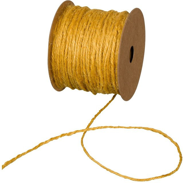 Halbach Jutekordel Basic aus Jute in Gelb - Bild 1