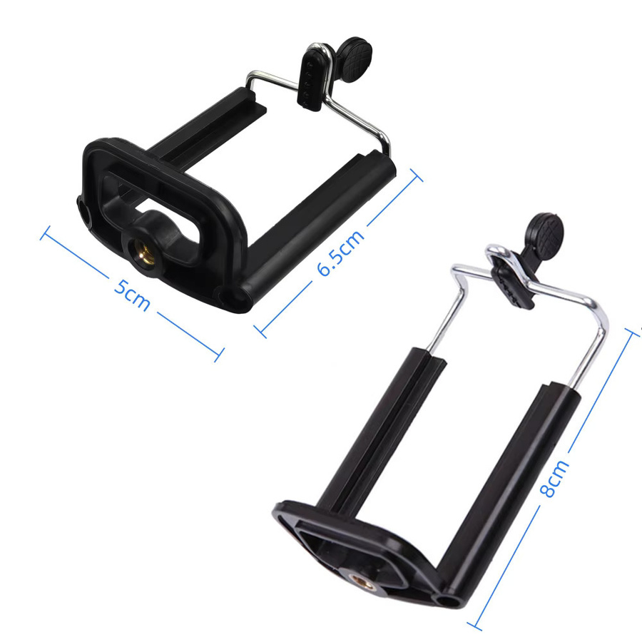 AKwing Mini-Stativ für Smartphone und Kamera in Silber mit Halterungsclip und Oktopus-Funktion - Bild 4