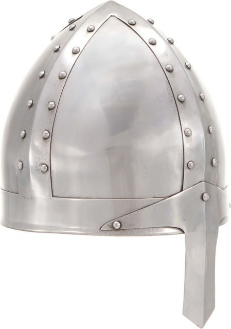 Yiwydaa Mittelalterlicher Ritterhelm Antike Replik, Silberstahl, White - Bild 1
