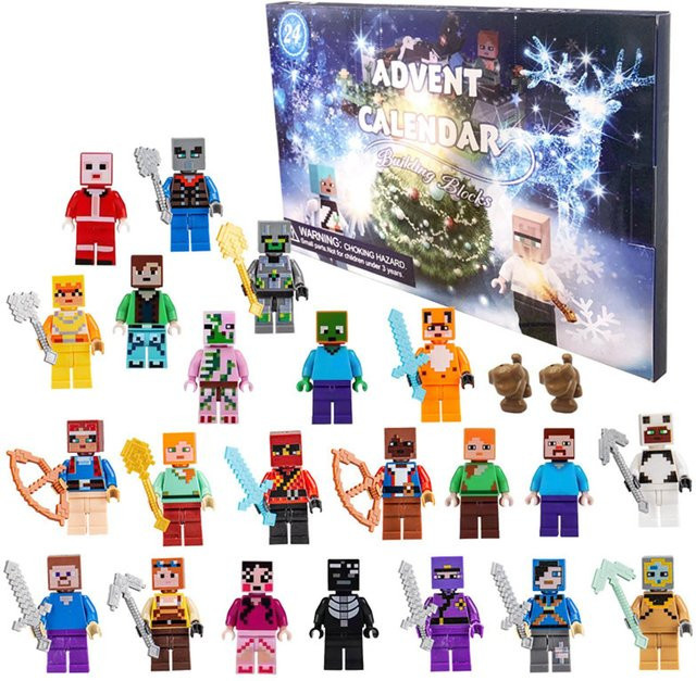 Lucky seafeel Weihnachtskalender 2023, 24-Tage-Countdown-Kalender, Set mit 24 Figuren - Bild 1