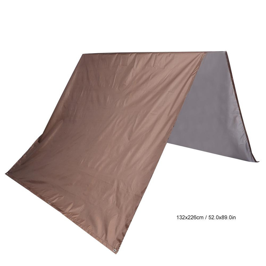 KONNWEI Wasserdichte Ersatzplane für Schaukelüberdachung und Spielplatzdach aus Polyester, beige - Bild 5