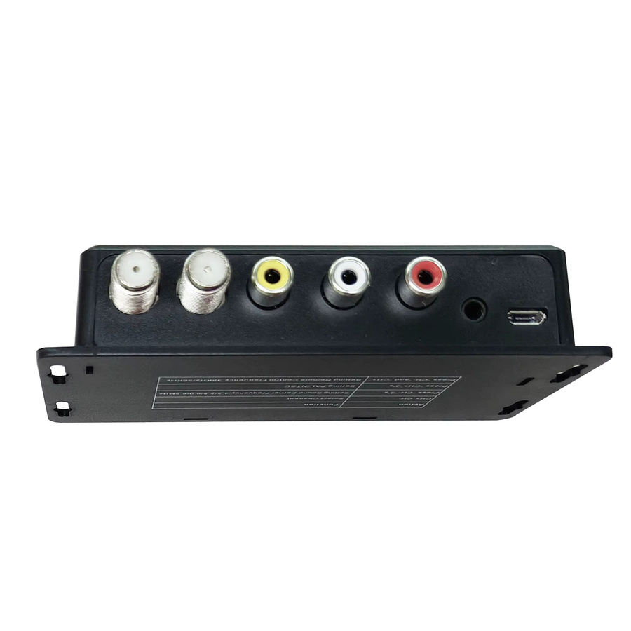 Tuoying AV zu RF TV Link Modulator mit IR-Fernbedienung Range Extender für analoges TV in Schwarz - Bild 3