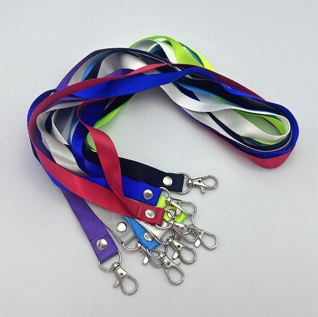 12 Stück Lanyard-Ausweishalter Set in Multicolor für Mitarbeiter und Erwachsene - Bild 1
