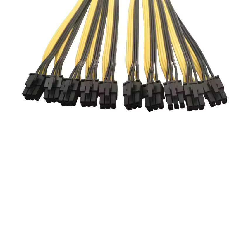 Bitmain 10er Set 6-polige PCIe Express Stromversorgungskabel für Antminer S9 S9j L3+ Z9 D3 Netzteil - Bild 5