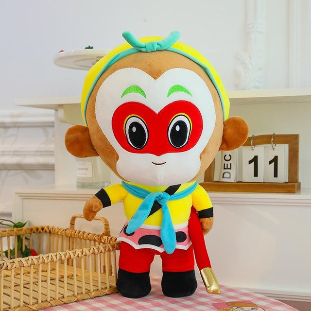 Yiran toy Sun Wukong Affenkönig, Plüschtier, 45cm, ab 14 Jahren - Bild 1