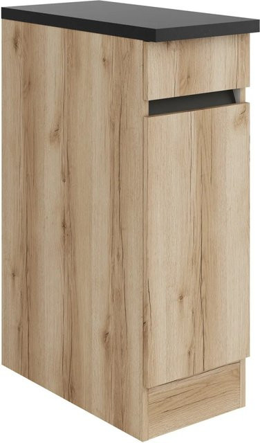 Optifit Küchen-Unterschrank Kaya290 in Wildeiche Nachbildung, Braun, B/T/H: 30 x 60 x 88 cm - Bild 1
