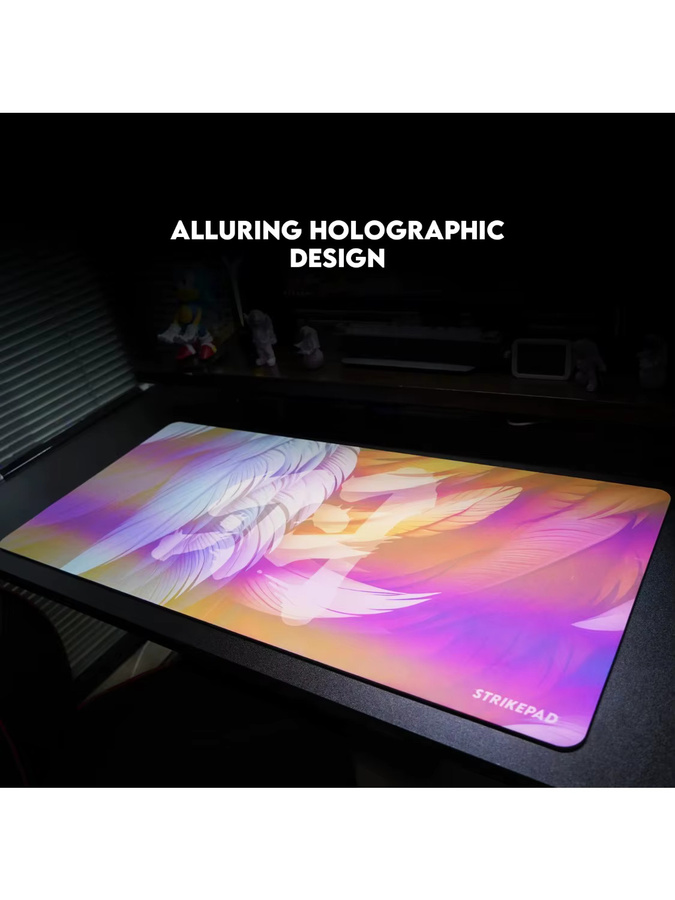 Gaming-Mauspad mit Transformationsmuster in Multicolour, wasserdicht und ohne Kantennähte, B/T/H: 90 cm x 40 cm x 0,3 cm - Bild 5