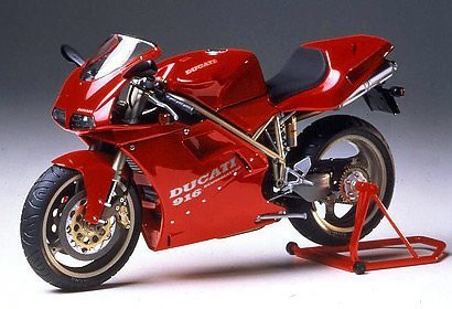 Tamiya Ducati 916 Desmo. 1993, Modellfahrzeug, 1:12, Metall, Rot - Bild 1