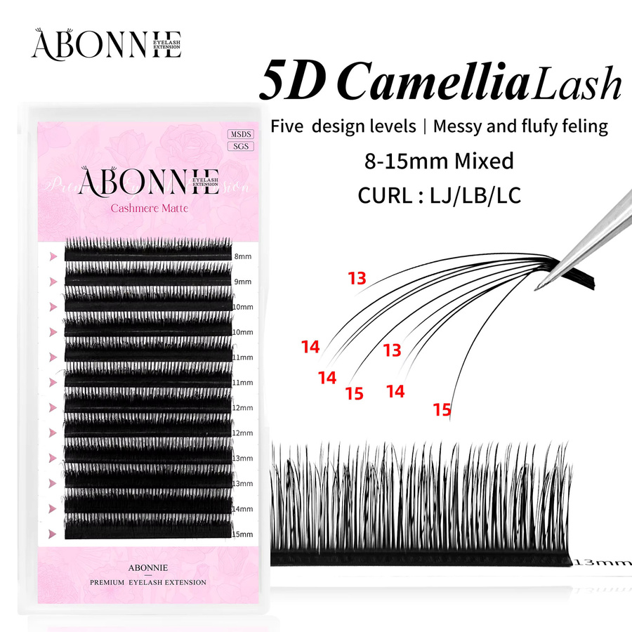 Abonnie 5D Wild Eyelashes Wimpernverlängerungen, Wispy, Unisex - Bild 6