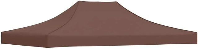 vidaXL Partyzelt-Dach für Faltpavillon in Braun, B/T: 4 x 3 m, aus Polyester mit PVC-Beschichtung - Bild 1