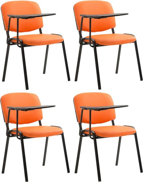 CLP 4er Set Ken Klappstühle mit Klapptisch aus Kunstleder und gepolsterter Sitzfläche - Bild 1