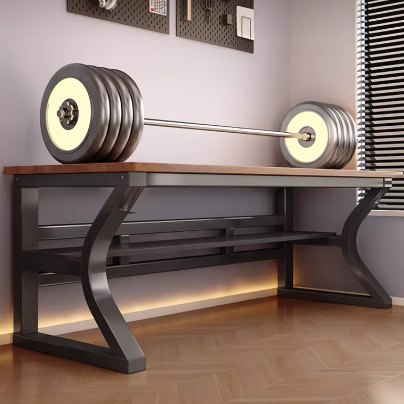 DUTRIEUX Moderner höhenverstellbarer Schreibtisch aus Holz in Braun für Home-Office und Gaming, Rechteckig, Matt - Bild 2