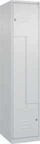 C+P Z-Spind Classic PLUS Spind mit 2 Fächern, Grau, H x B x T: 185 x 40 x 50 cm - Bild 1