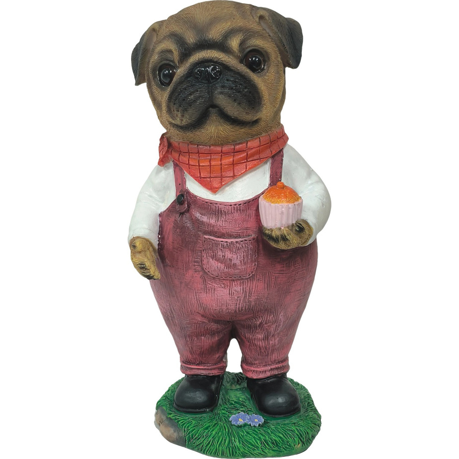 Dekofigur Hund aus Polyresin in Mehrfarbig, H x B x T: 19 x 9 x 9 cm - Bild 2