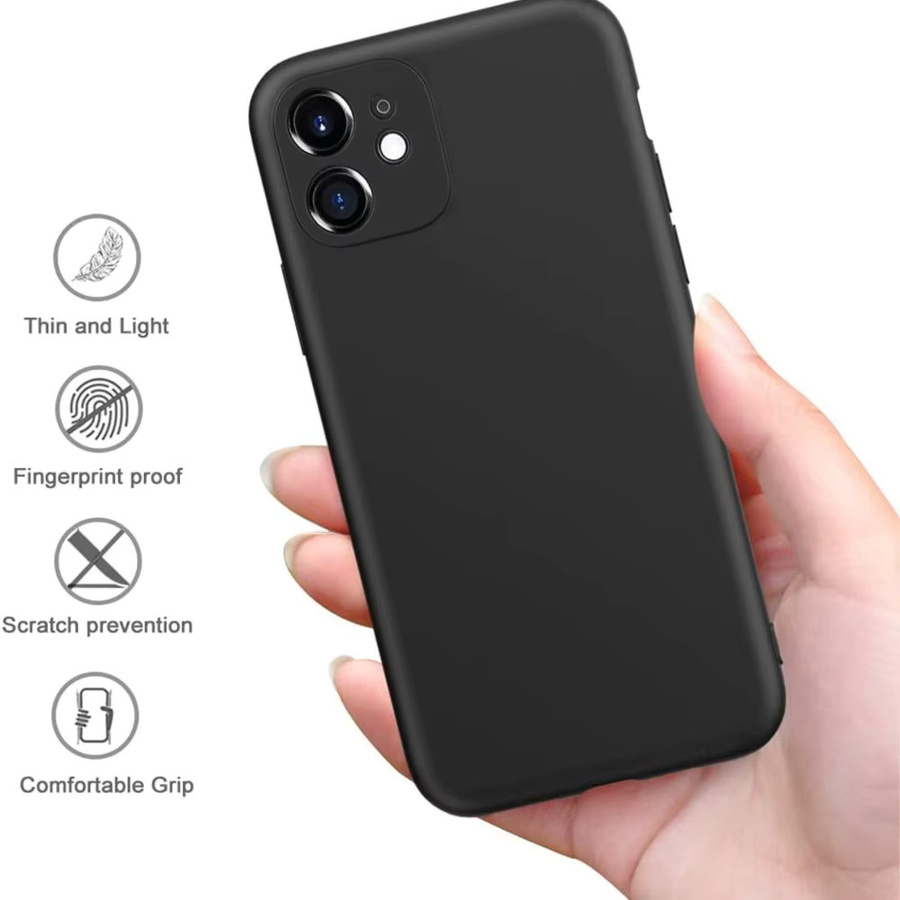 Ricestate Silikon Handyhülle für iPhone Modelle in Schwarz - Bild 5