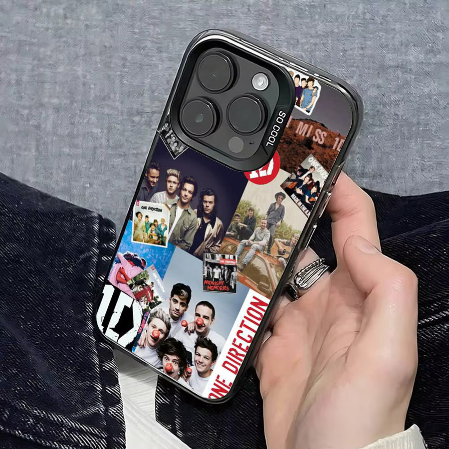 O-one Directions Stoßfeste Handyhülle für iPhone 11 bis iPhone 17 Pro Max Plus in Schwarz und Weiß - Bild 2